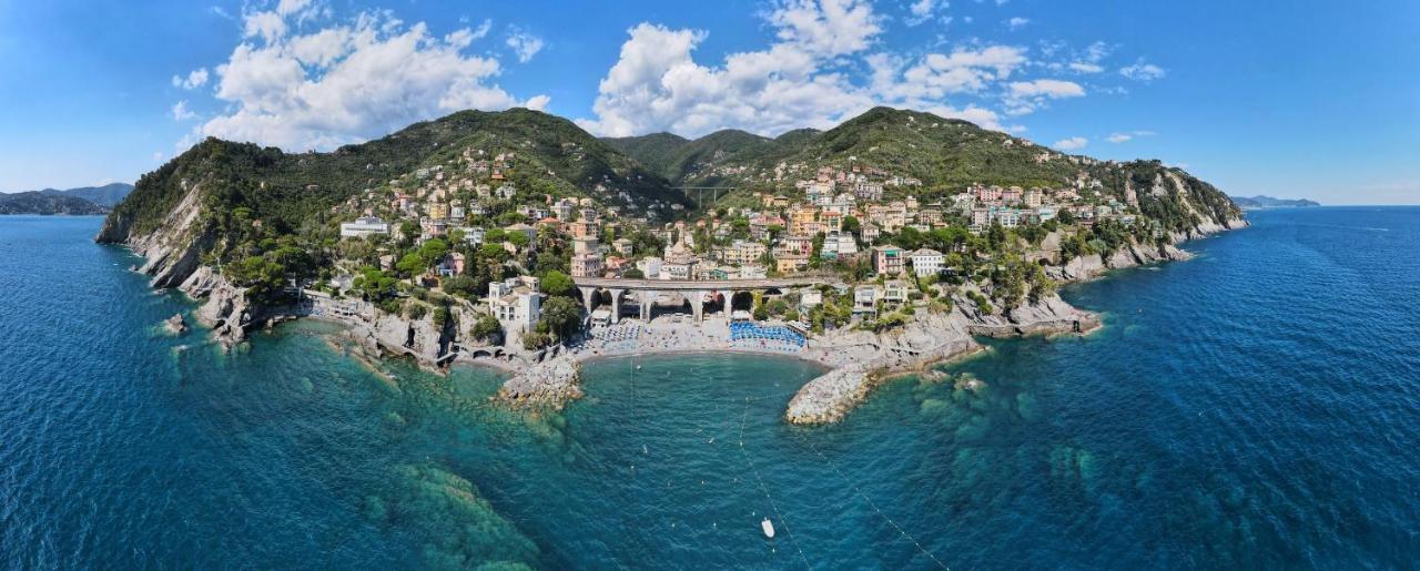 Una Conchiglia Sul Mare Attico Vista Portofino Apartman Zoagli Kültér fotó